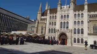 Christs Hospital School Band St Matthews Day Parade September 2019 [upl. by Ashraf]