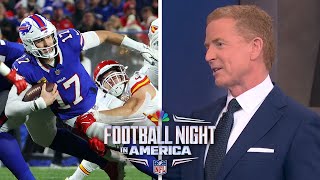 Buffalo Bills earn team win over Kansas City Chiefs in Week 11  FNIA  NFL on NBC [upl. by Ekeiram]