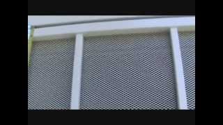 Installing weatherstripping on a security screen doorPart 1 [upl. by Bennet843]