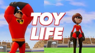 Incredibles 2 Mr Incredible vs Elastigirl in Superheroes  Superheroes  Disney Infinity Gameplay [upl. by Phira]