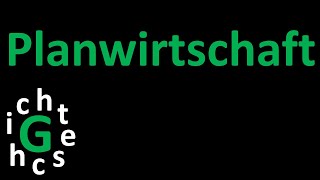 Die Planwirtschaft in der DDR  Vor und Nachteile [upl. by Hoffmann]