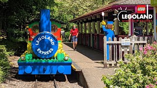 Legoland Express Train Ride at Legoland Windsor 4K [upl. by Ennylcaj]