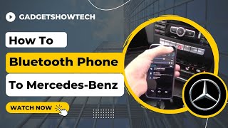 MercedesBenz How to Bluetooth Connect Smartphone Via Pairing setup C E GLK amp Sclass [upl. by Namruht811]