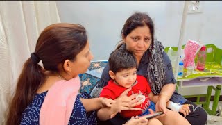 Hospital Admit Karna Pada Aarav Ko😭 Manchanda Family Vlog [upl. by Alehc764]