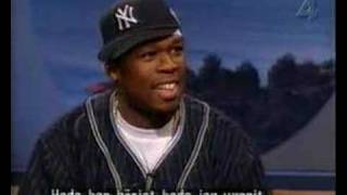 50 Cent in Swedish Talkshow 2003 [upl. by Ateekahs]