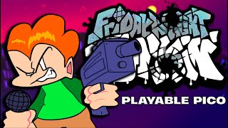 PLAYABLE PICO IS HERE FNF Destination 2 Gameplay [upl. by Idnahc478]