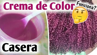 DIY INTENTO PINTAR MI CABELLO CON CREMA DE COLOR CASERA [upl. by Widera]