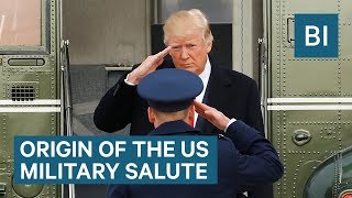 The Origins Of The US Military Salute [upl. by Kealey552]