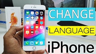 Apple iPhone How to Change your Language Settings to any Language or back to English [upl. by Eah]