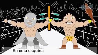 Conjunto África  Los Luchadores Lyric video [upl. by Madlin46]