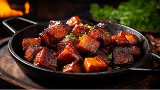 Crispy amp Tender Top Viral Chicharron Pork Belly Burnt Ends Recipe Surprise  FogoCharcoalcom [upl. by Gabrielson409]