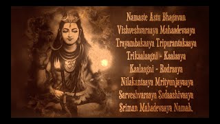 Powerful Lord Shiva Chant  Namaste Astu Bhagavan  108 Times [upl. by Dorelle]