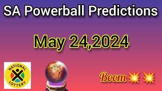 Sa powerball and powerplus prediction today 24 May 2024 sa powerball prediction [upl. by Mencher]