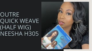 Outre Quick Weave Half Wig Neesha H305 [upl. by Eynahpets]