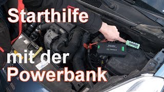 Starthilfe mit der Powerbank  Kleines starkes Rettungswunder [upl. by Syned]