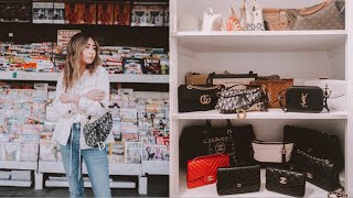 my bag collection amp closet tour  ellenor kim [upl. by Naitsyrk]