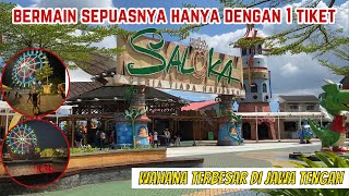 SATU KALI BAYAR TIKET MAIN SEPUASNYA UNTUK BANYAK WAHANA SALOKA THEME PARK SEMARANG  Info Harga [upl. by Elspeth]