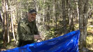 NEW Raised Poly Tarp Camp Cot Set Up [upl. by Hett288]