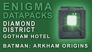 Batman Arkham Origins Walkthrough  Enigma Datapack  Extortion File 06 [upl. by Pendergast286]