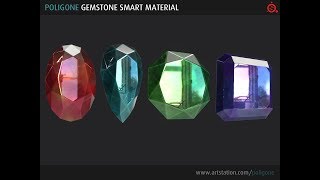 Poligone  Gemstones Smart Material Demo [upl. by Bena]