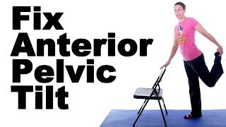 How to Fix Anterior Pelvic Tilt with Stretches amp Exercises  Ask Doctor Jo [upl. by Mari687]