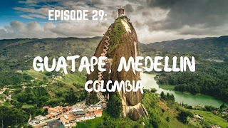 The Rock of Guatape Medellin Colombia [upl. by Renrew]