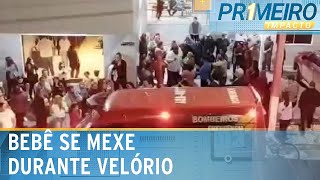 MP pede investigação sobre bebê que se mexeu durante próprio velório  Primeiro Impacto 211024 [upl. by Kara-Lynn]