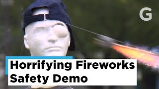 The Governments Horrifying New Fireworks Safety Demonstration [upl. by Oicapot]