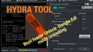 How to Unlock Huawei with hydra tool Boot loader unlock Frp Bypass  Hydra Dongle Edl mode unlocking [upl. by Eddy]