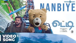 Teddy 🧸  Nanbiye Video Song  Arya Sayyeshaa  D Imman  Shakti Soundar Rajan [upl. by Nico466]