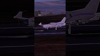 THE LANDING OF A TBM 850 WITH CROSS WIND [upl. by Durrej]