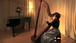 M Glinka  Variations on a theme of Mozart Olga Shevelevich  Harp [upl. by Sej]