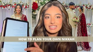 The Ultimate Guide to Planning a Small Intimate Nikkah Ceremony on Your Own [upl. by Schriever]