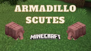 HOW TO GET ARMADILLO SCUTES IN MINECRAFT EASIEST WAY [upl. by Poler472]