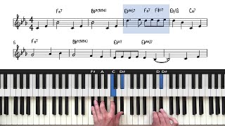 quotPure Imaginationquot Jazz Piano Lesson For Beginners [upl. by Mitzl]