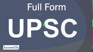 UPSC Full form What is the Full form of UPSC [upl. by Leuname]