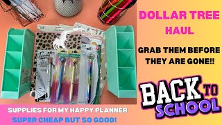 Dollar Tree HaulSUPER CHEAP planner supplies [upl. by Leslie]