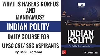 What is Habeas Corpus and Mandamus Meaning of WRITS for Indian Polity UPSC SSC CGL [upl. by Yrrehc]