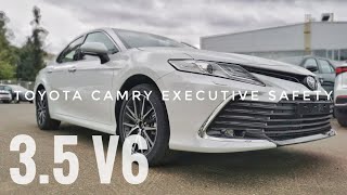 2021 ТОЙОТА КАМРИ 35 V6 ОБЗОР МАКСИМАЛЬНАЯ КОМПЛЕКТАЦИЯ EXECUTIVE SAFETY TOYOTA CAMRY [upl. by Schifra]