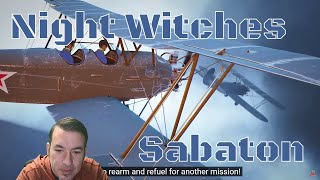 NIGHT WITCHES  Sabaton  Historian Reaction [upl. by Hwu]