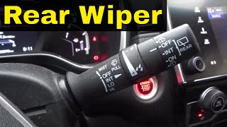 How To Use A Rear Windshield WiperDriving Lesson [upl. by Anemolif669]