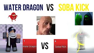 ABA WATER DRAGON VS SOBA KICK [upl. by Reinaldo]