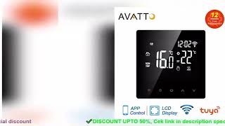 ✔️AVATTO Tuya WiFi Smart Thermostat Electric Floor Heating WaterGas Boiler Temperature Rem [upl. by Bunch]