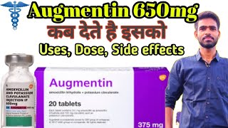 Augmentin 625mg tablets uses dose benefits and side effects  augmentin use in hindi Nclex Based [upl. by Llerrit]