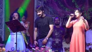 Tollywood actor Prasenjit Chatterjee Live stage program  Sabuj Sathi  Rakhbe Mone by DKYS Club [upl. by Zeret]