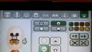 Mii Characters How to make Mickey Mouse on your head [upl. by Karab]