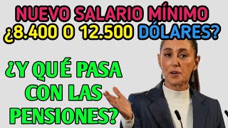 AUMENTO SALARIO MINIMO  8400 O  125000 PARA 2025 PENSIONES BENEFICIADAS Y PENSION BIENESTAR [upl. by Nauq914]