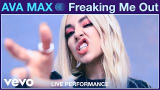 Ava Max  “Freaking Me Out” Live Performance  Vevo [upl. by Aitnom592]