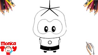 COMO DESENHAR O CEBOLINHA TOY  HOW TO DRAW CEBOLINHA TOY [upl. by Araik122]