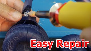 How to repair your JBL E65btnc amp Live 650660btnc Headphone Earpads [upl. by Lisab]